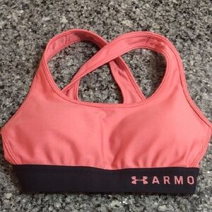 Under Armour Women's Coral Sports Bra Dri Fit
